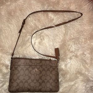 coach leather crossbody purse